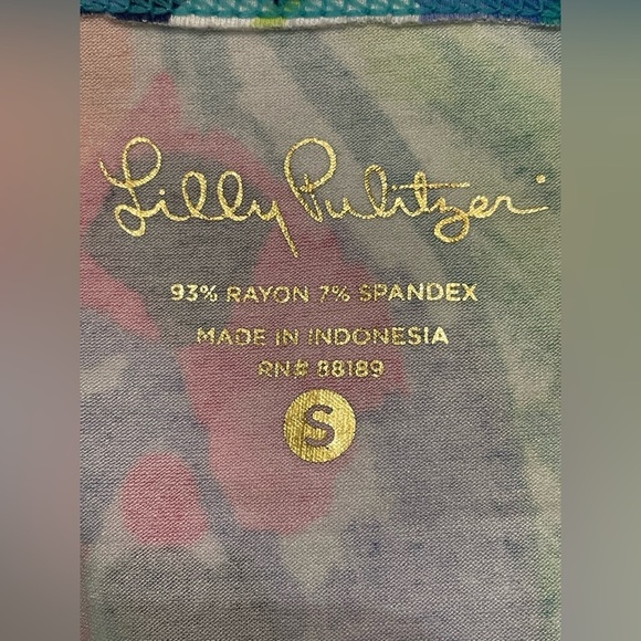 Lilly Pulitzer Sophie Dress in‎ Multi Purrfect Green, Size S - Picture 9 of 9